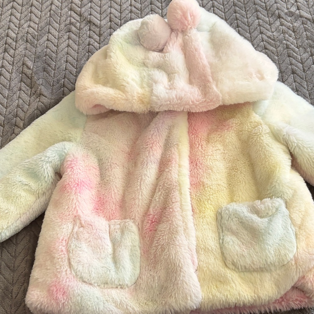 C&C California Kids Multicolor Faux Fur Jacket